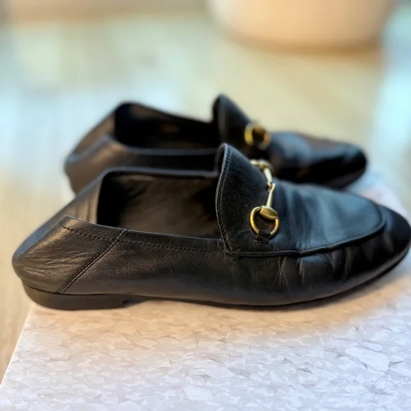 Gucci Women’s Brixton Leather Horsebit Loafers - Picture 7 of 7